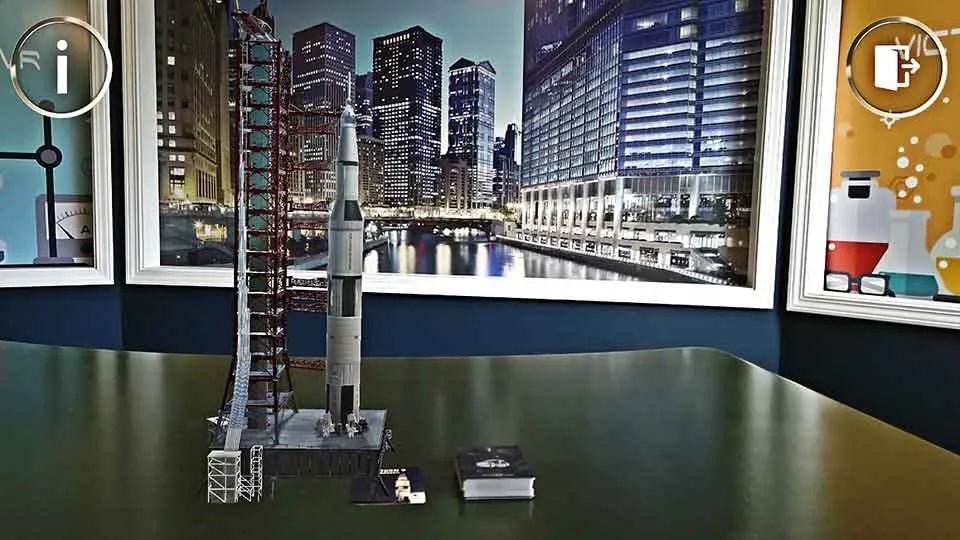 Space and Planets Augmented Reality Card Deck & Living in the Land Dinosaurs-AR Book - Bundle - Image 6