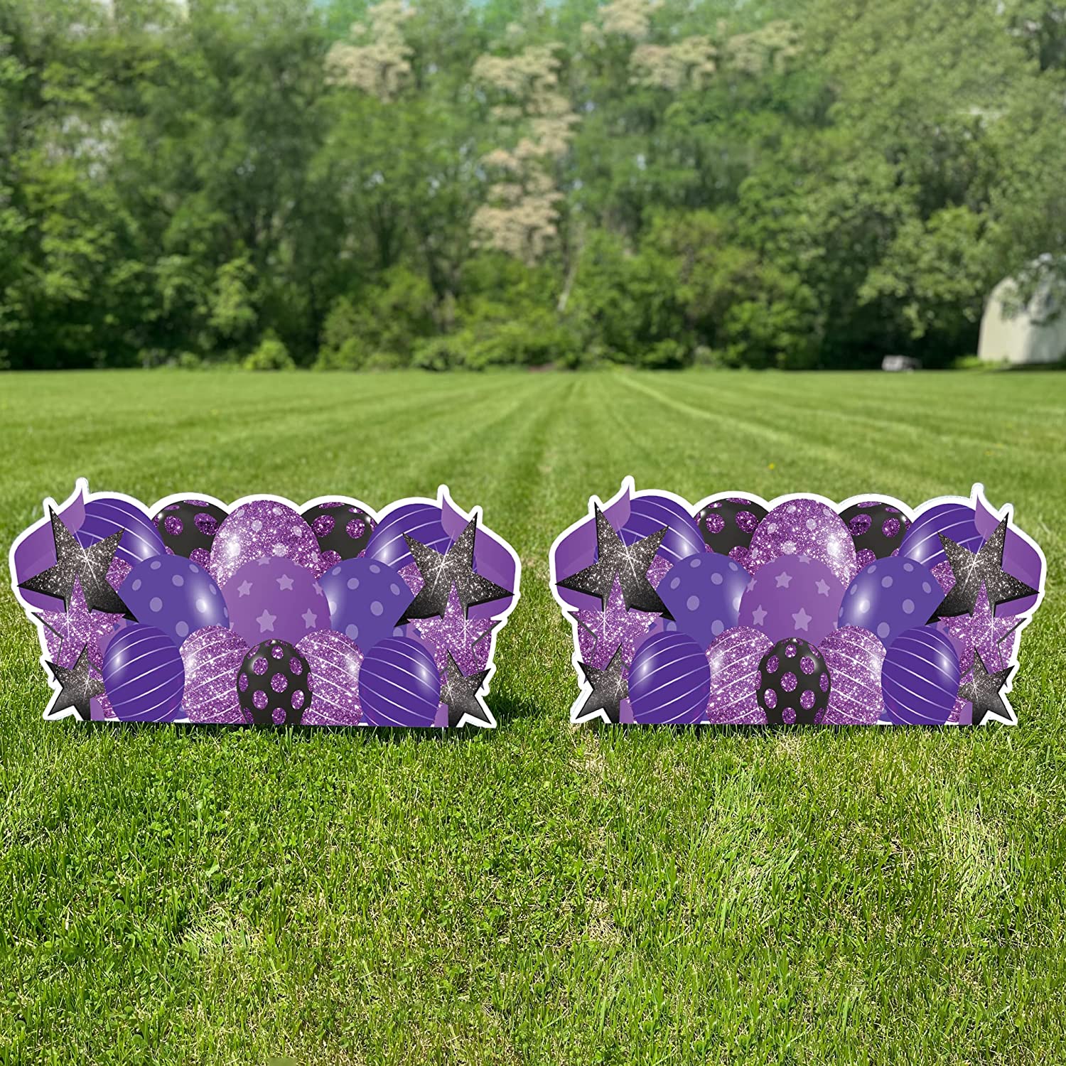 Sparkle Balloon Skirt Yard Cards | Set of 2 - Image 5