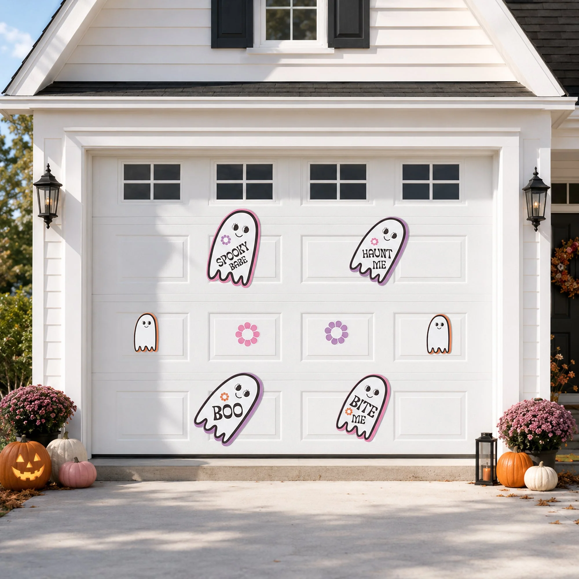 Spooky Babe Garage Door Magnets Set – 8 Halloween Designs