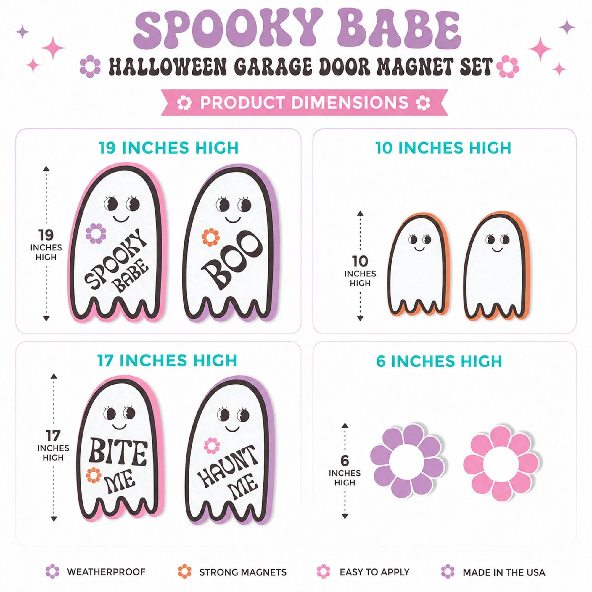 Spooky Babe Garage Door Magnets Set – 8 Halloween Designs - Image 2