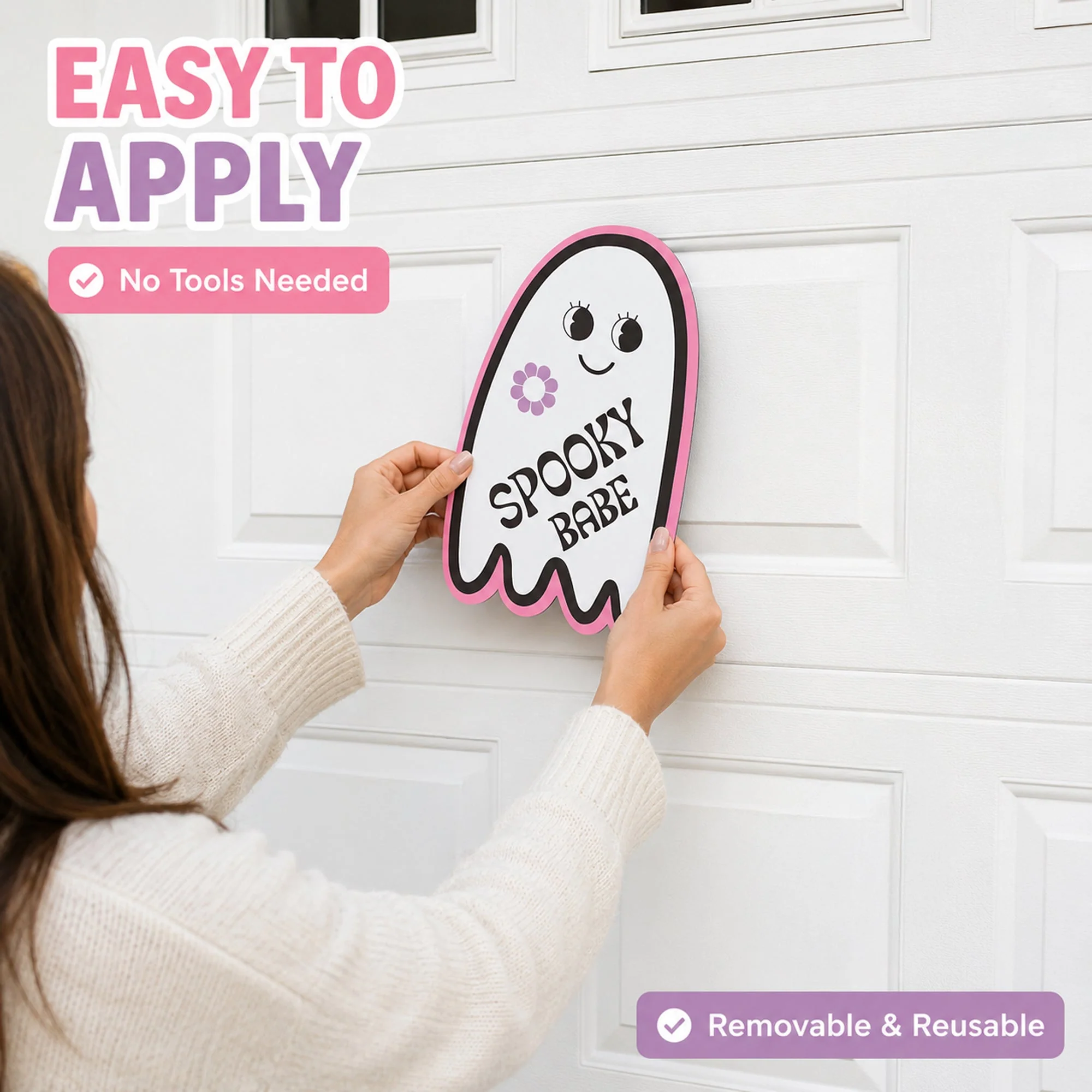 Spooky Babe Garage Door Magnets Set – 8 Halloween Designs - Image 3