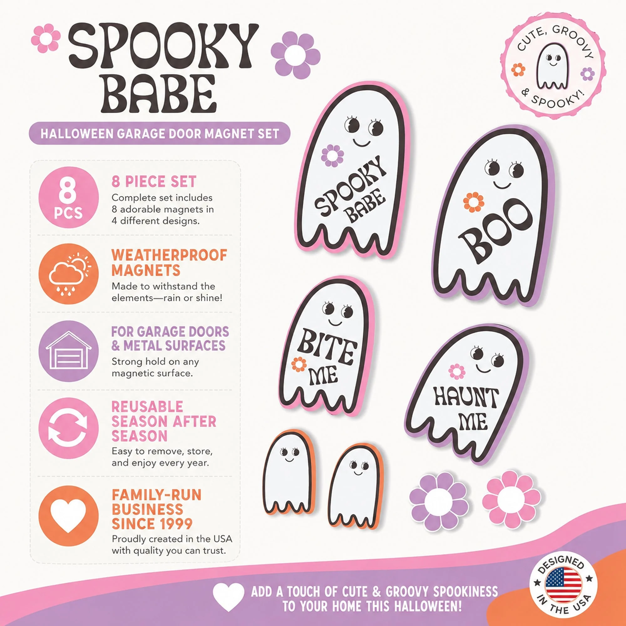 Spooky Babe Garage Door Magnets Set – 8 Halloween Designs - Image 5