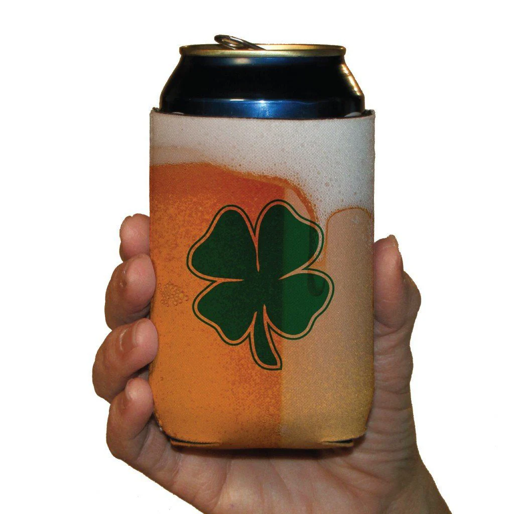 St. Patrick's Day Mug of Beer & Clover Can Coolers Pack - Image 3