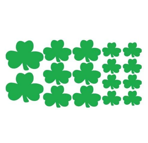 St. Patrick's Day Shamrocks Yard Card | 16 pc set - Image 2