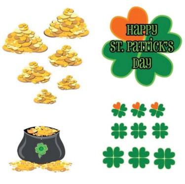 St. Patrick's Day Shamrocks and Gold Yard Card - Image 2