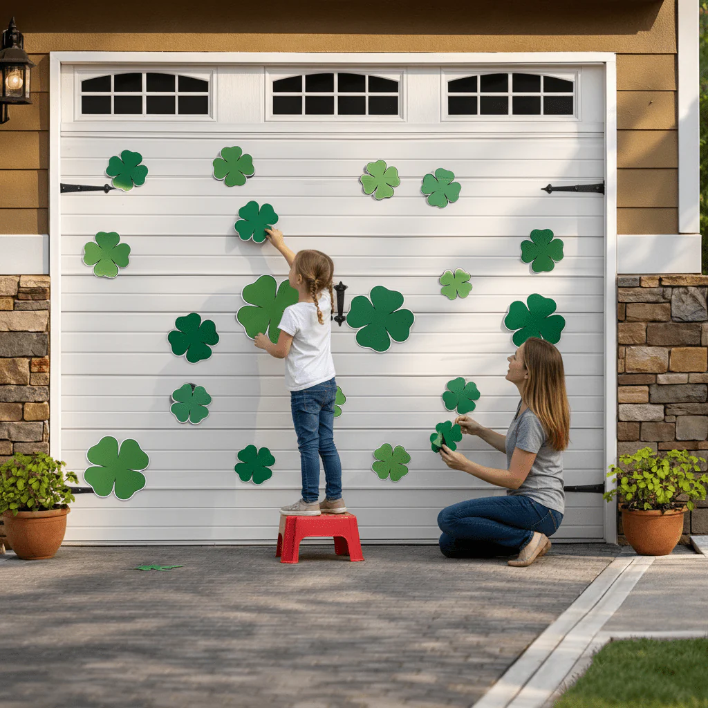 St Patrick's Shamrock Garage Magnets - Image 2