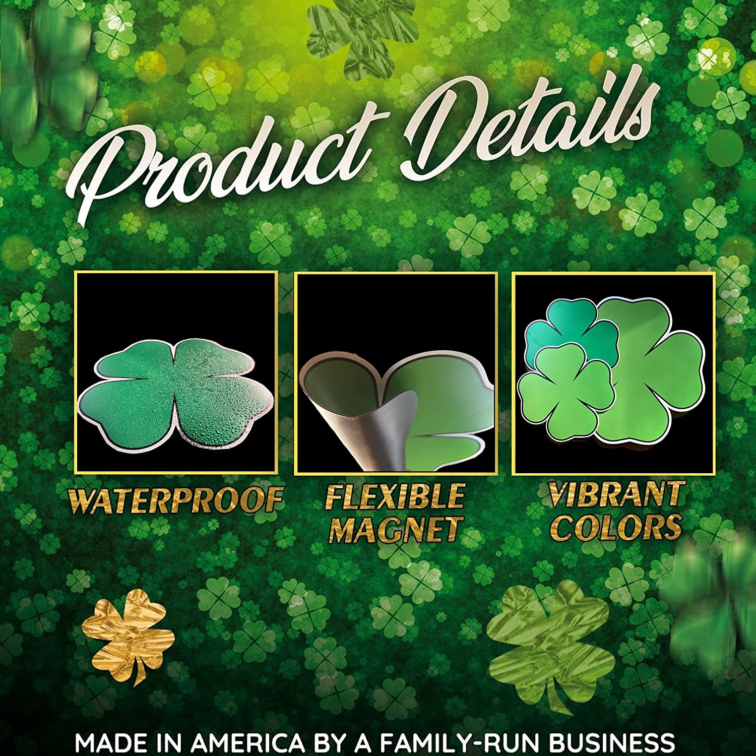 St Patrick's Shamrock Garage Magnets - Image 3