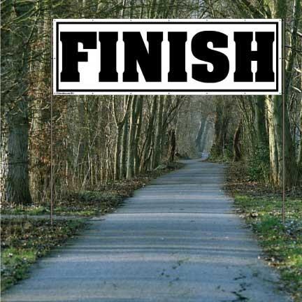 Start and Finish Vinyl Banner Set of 2 - Image 3