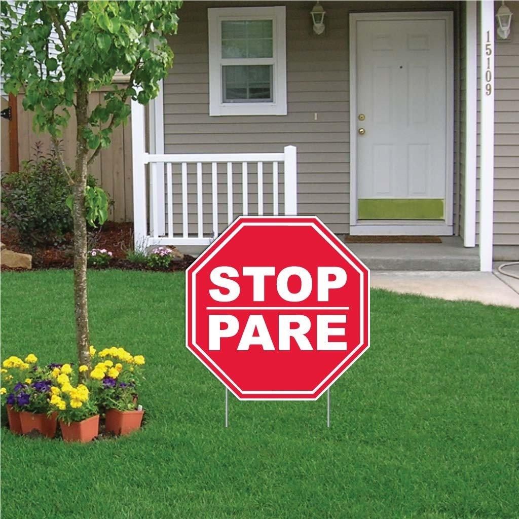 Stop Octagon Shaped Sign