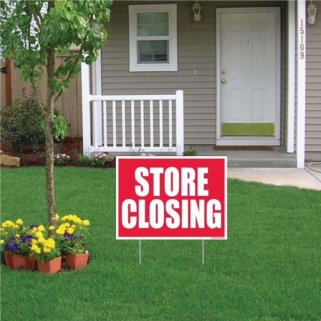 Store Closing Sign or Sticker - #1