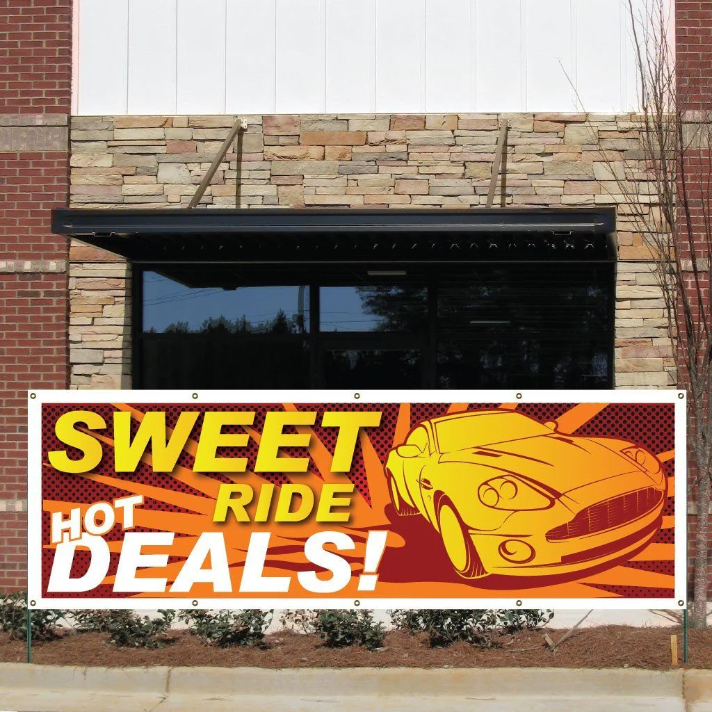 Sweet Ride, Hot Deals Vinyl Banner - Image 3