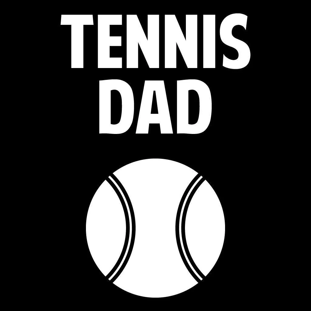 Tennis Dad Black Folding Camping Chair - Image 3