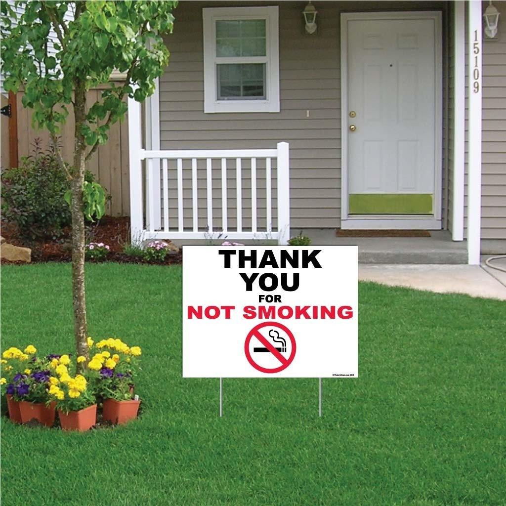 Thank You For Not Smoking Sign or Sticker - #2 - Image 3
