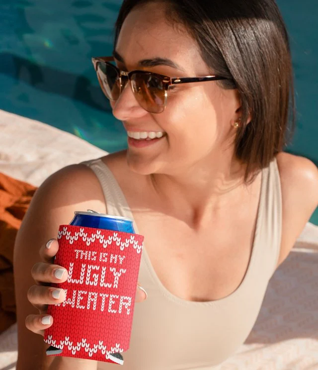 This is My Ugly Sweater Christmas Can Coolers Set