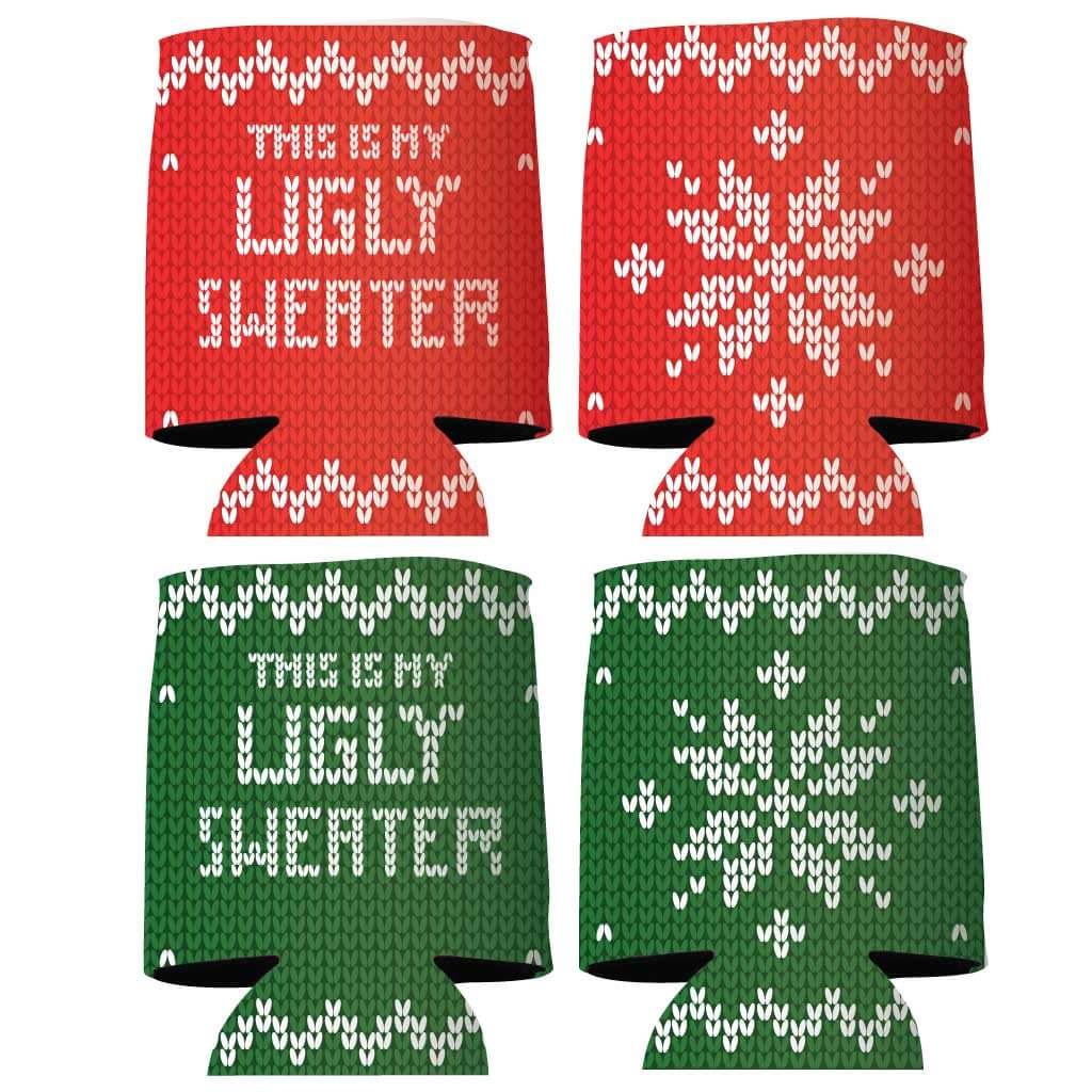 This is My Ugly Sweater Christmas Can Coolers Set - Image 2