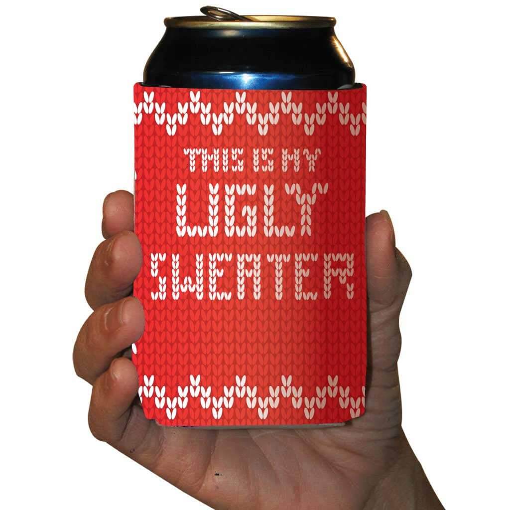 This is My Ugly Sweater Christmas Can Coolers Set - Image 3