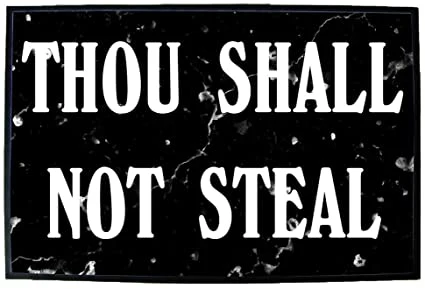 Thou Shall Not Steal Doormat - Image 2