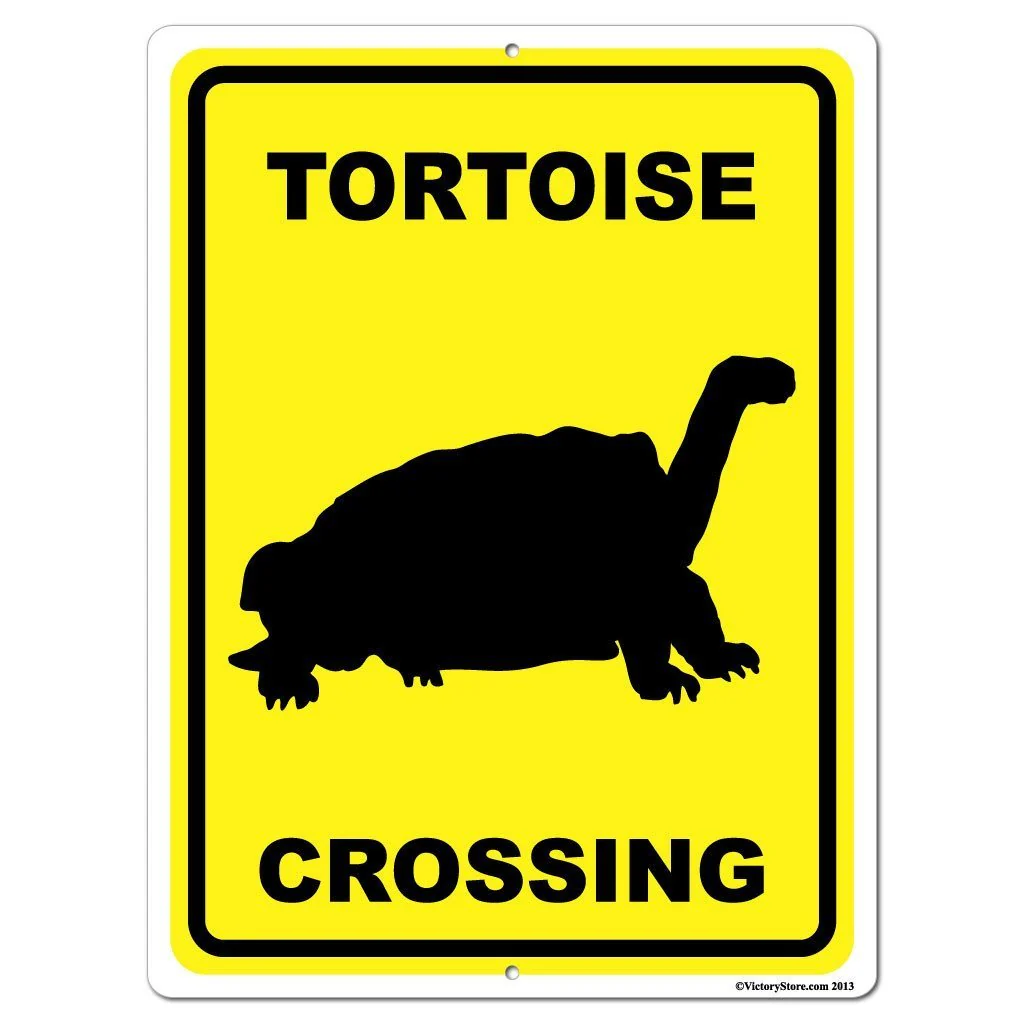 Tortoise Crossing Sign or Sticker - Image 6