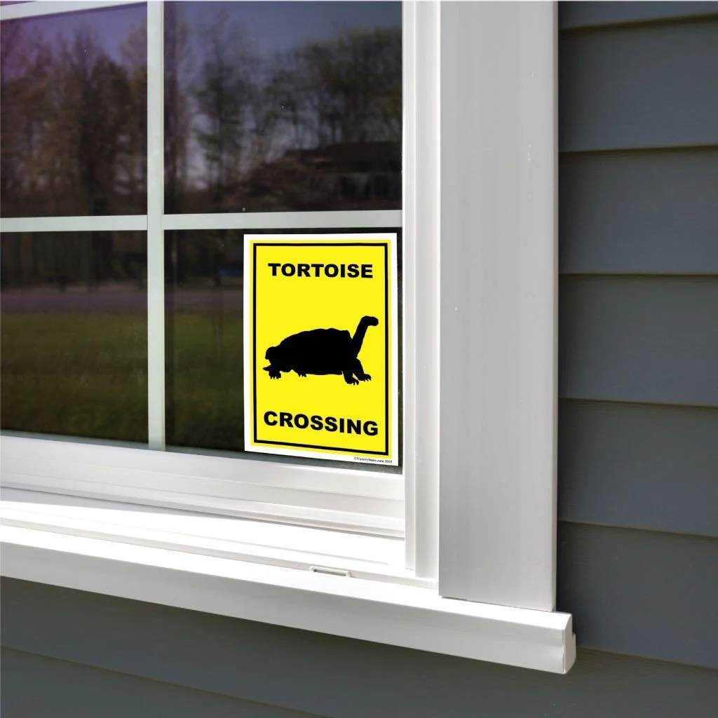 Tortoise Crossing Sign or Sticker - Image 8