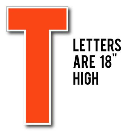Trick-Or-Treat Halloween Yard Decorations Giant Letters - Image 2