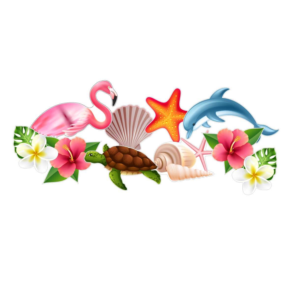 Tropical Theme Yard Card Flair 10 pc Set - Image 5