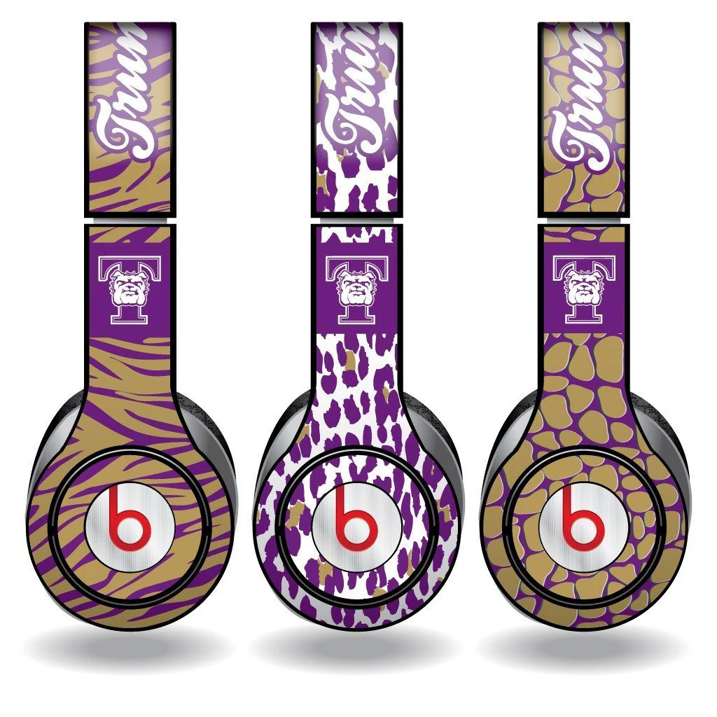 Truman State University 3 Animal Patterns Skins for Beats Solo HD