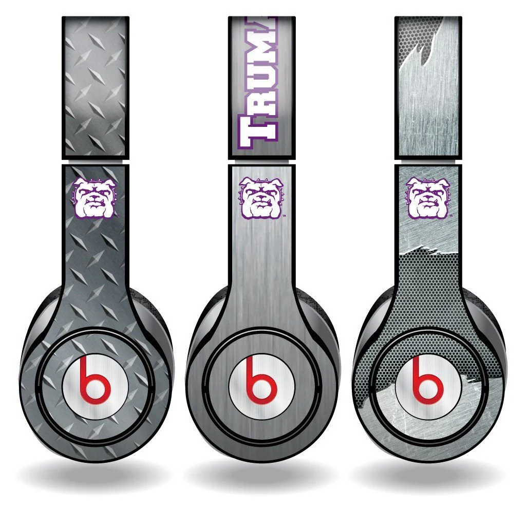 Truman State University 3 Metal Patterns Skins for Beats Solo HD