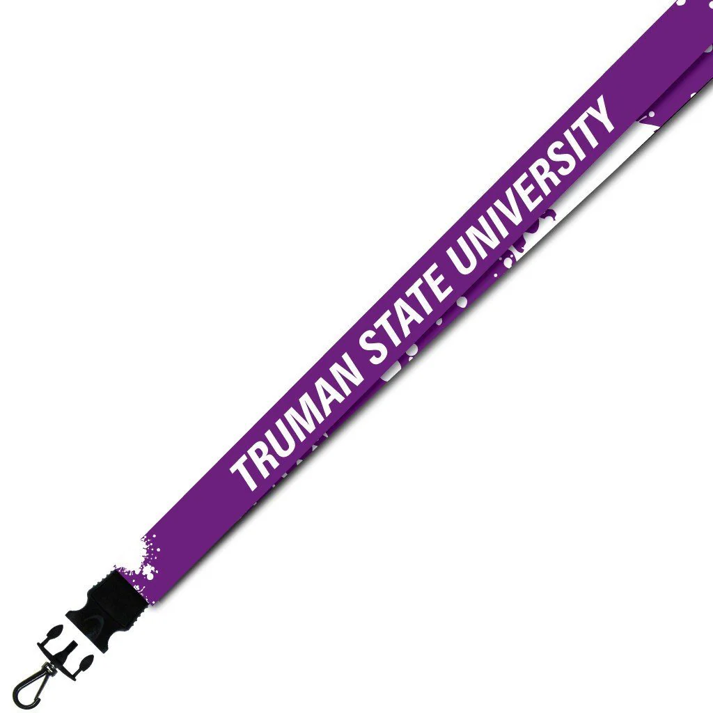 Truman State University Paint Splatter Lanyard