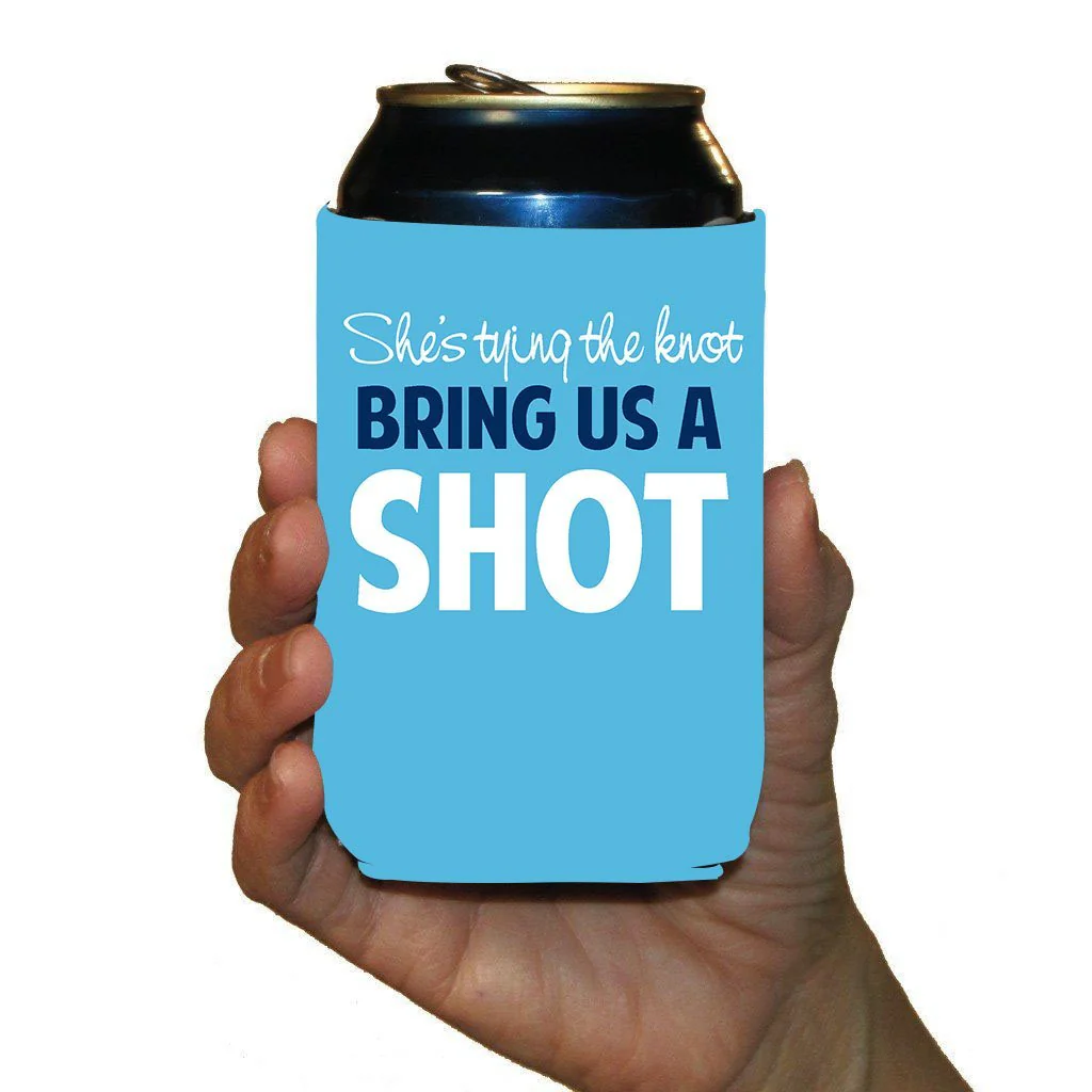 Tying the Knot Bachelorette Party Can Coolers Pack