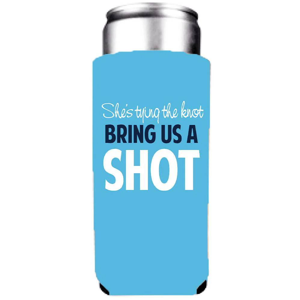 Tying the Knot Bachelorette Party Can Coolers Pack - Image 4