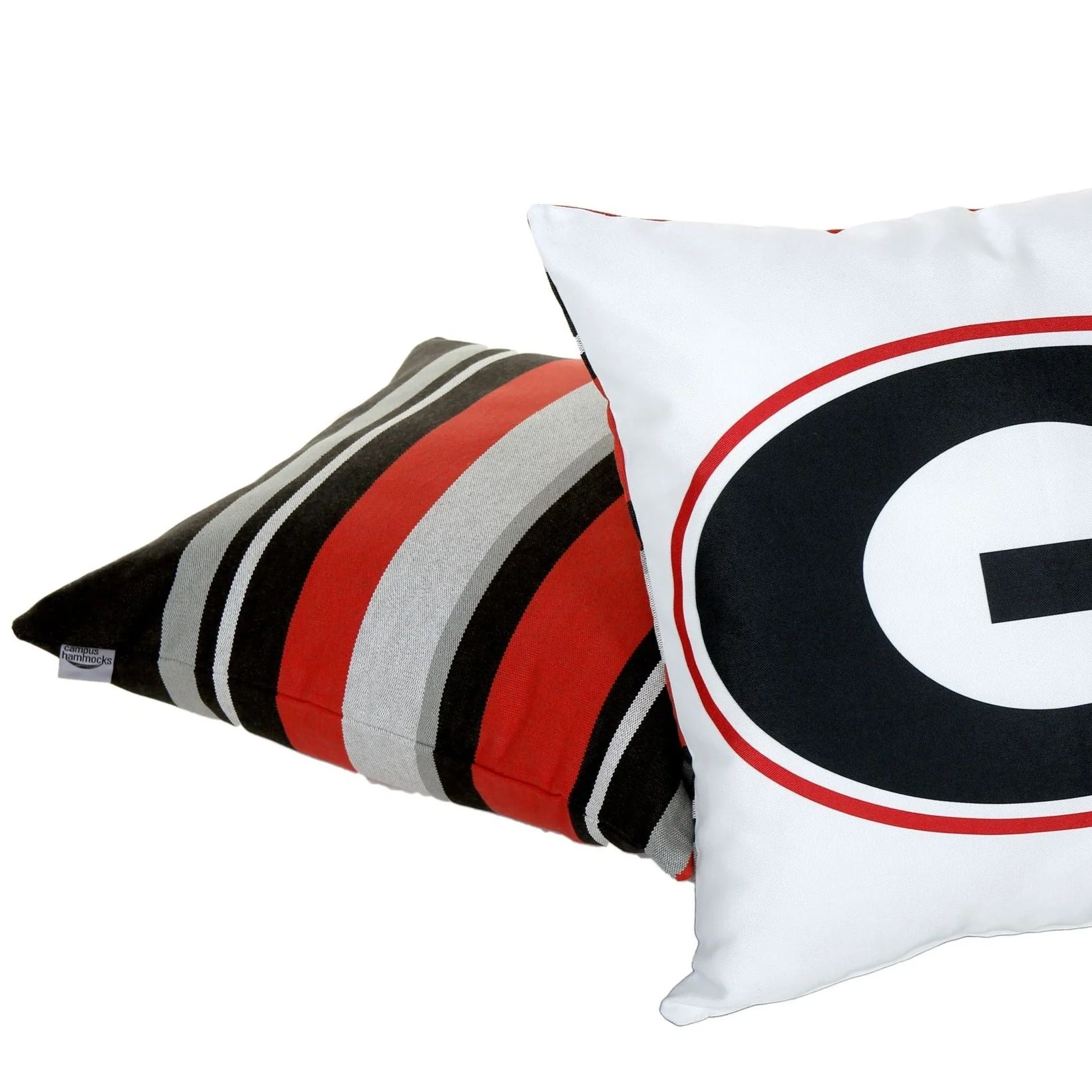 University of Georgia Colors Striped Pillow Cover - Image 4