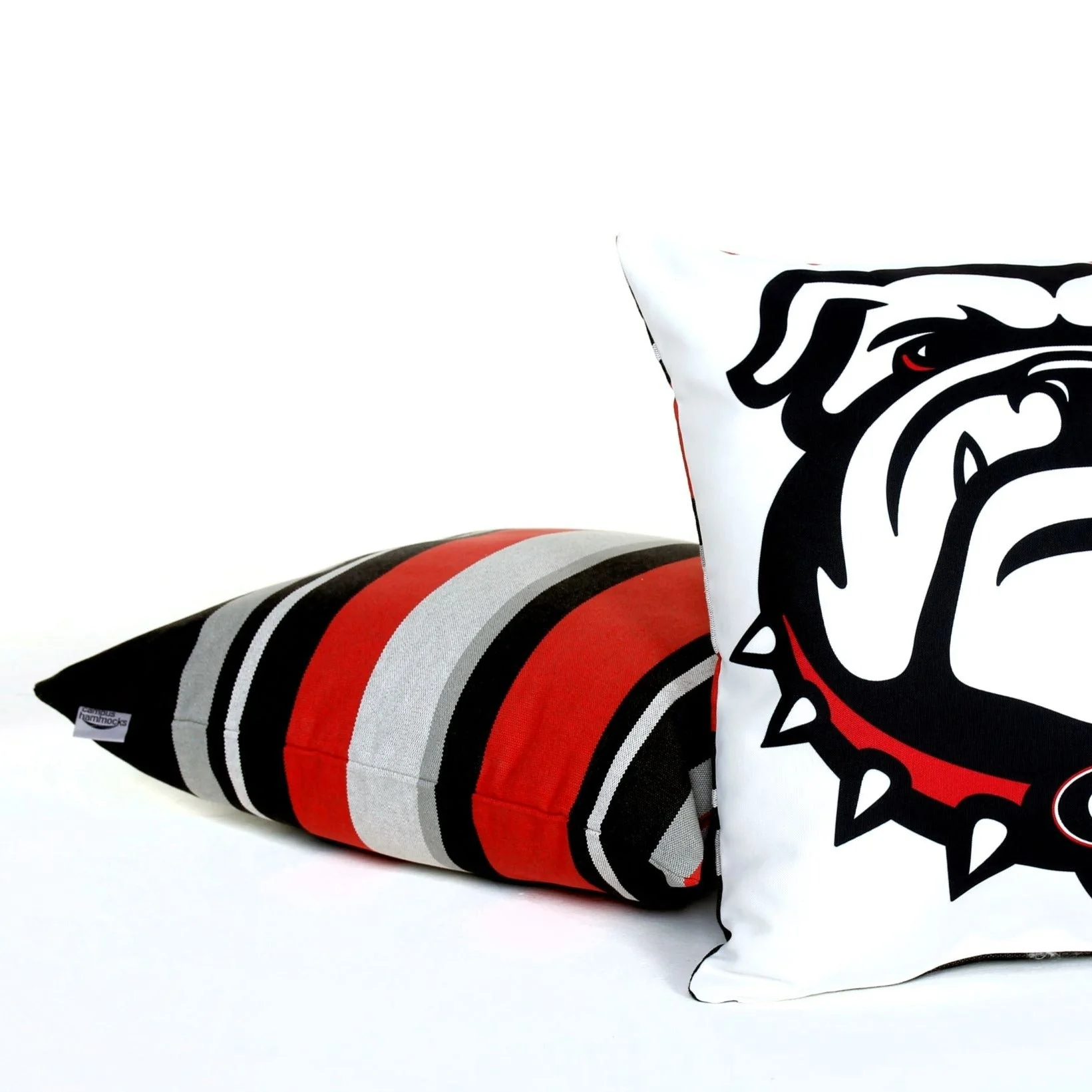 University of Georgia Colors Striped Pillow Cover - Image 5