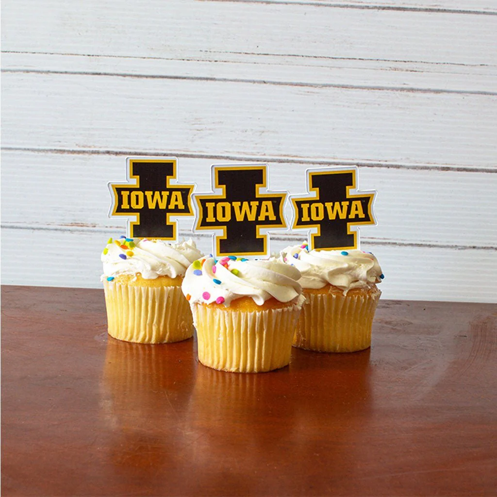 University of Iowa Cupcake Toppers - Image 2