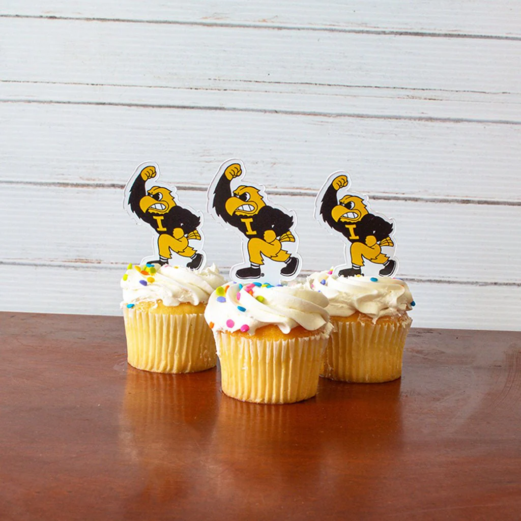University of Iowa Cupcake Toppers - Image 3