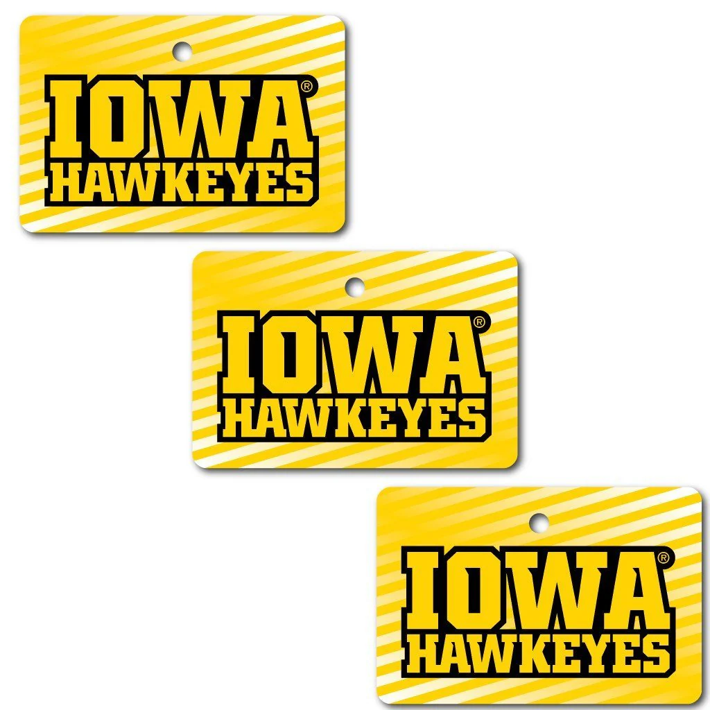 University of Iowa Hawkeyes Rectangle Ornaments - Image 2