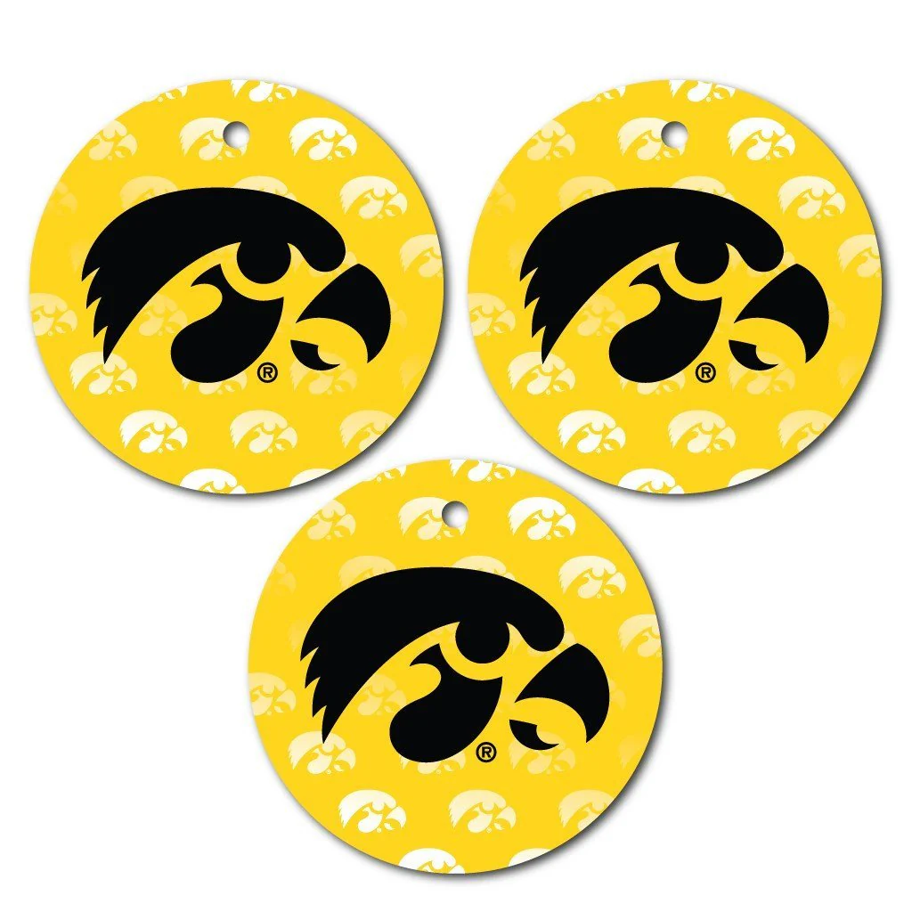 University of Iowa Hawkeyes Circle Ornaments - Image 2