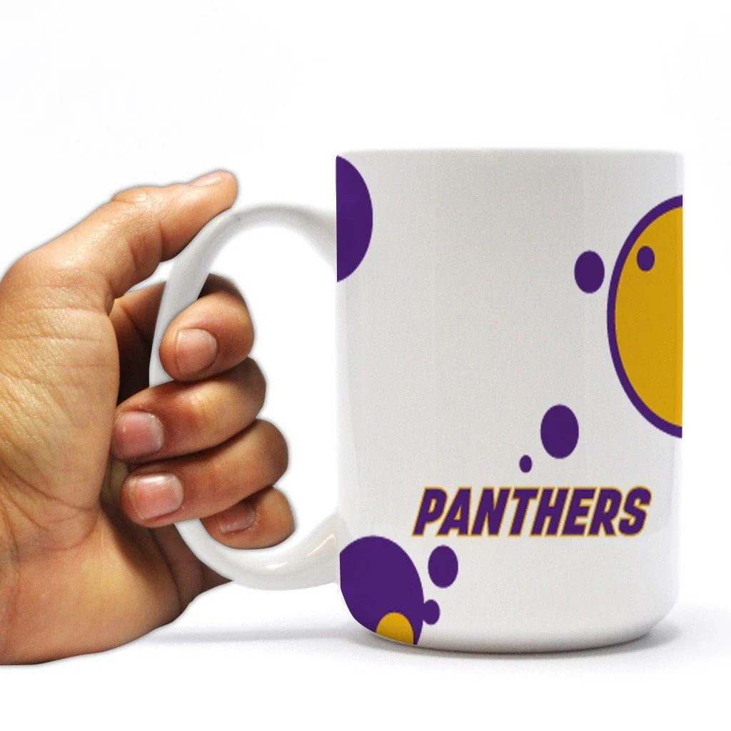 University of Northern Iowa 15oz Circles Coffee Mug