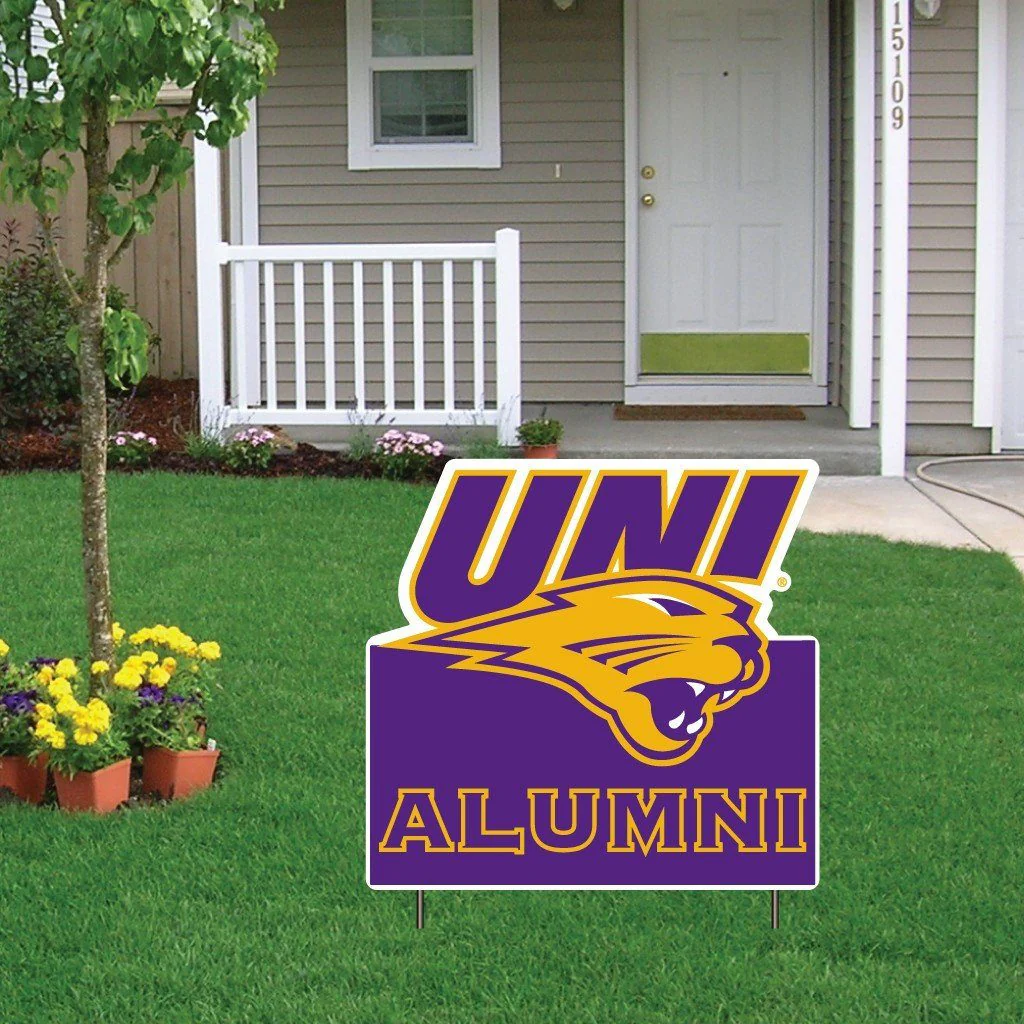 University of Northern Iowa Alumni Yard Sign
