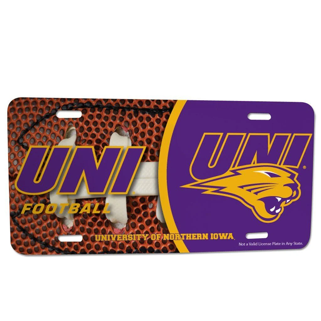 University of Northern Iowa Football License Plate