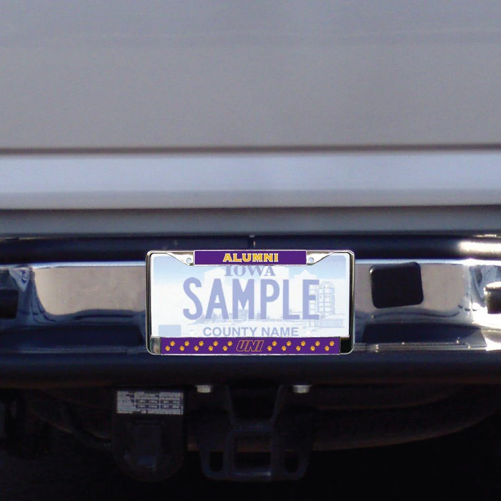 University of Northern Iowa Alumni License Plate Frame - Image 2