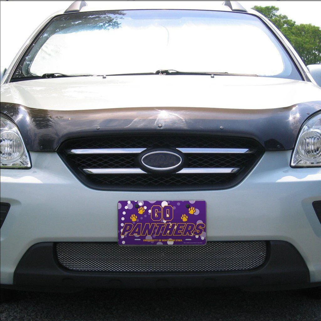 University of Northern Iowa Go Panthers License Plate - Image 2