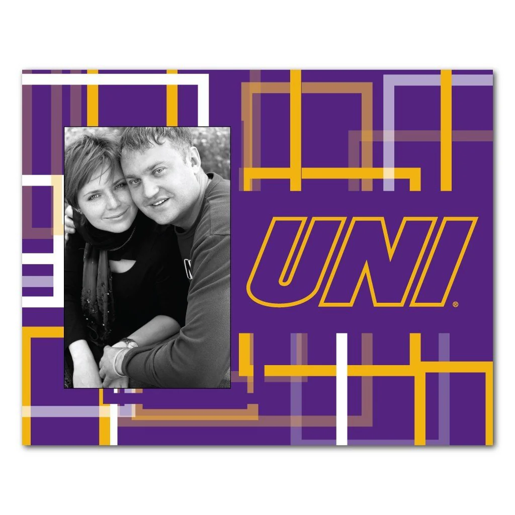 University of Northern Iowa Squared Picture Frame
