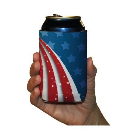 USA Patriotic American Can Cooler Pack - Image 7