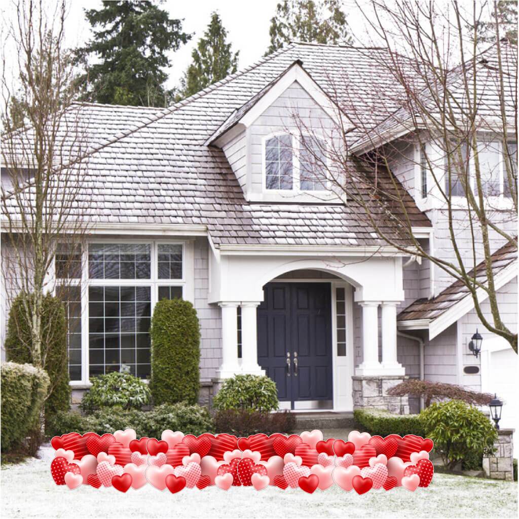 Valentine Hearts Yard Card EZ Fillers | 4 pc Set - Image 2