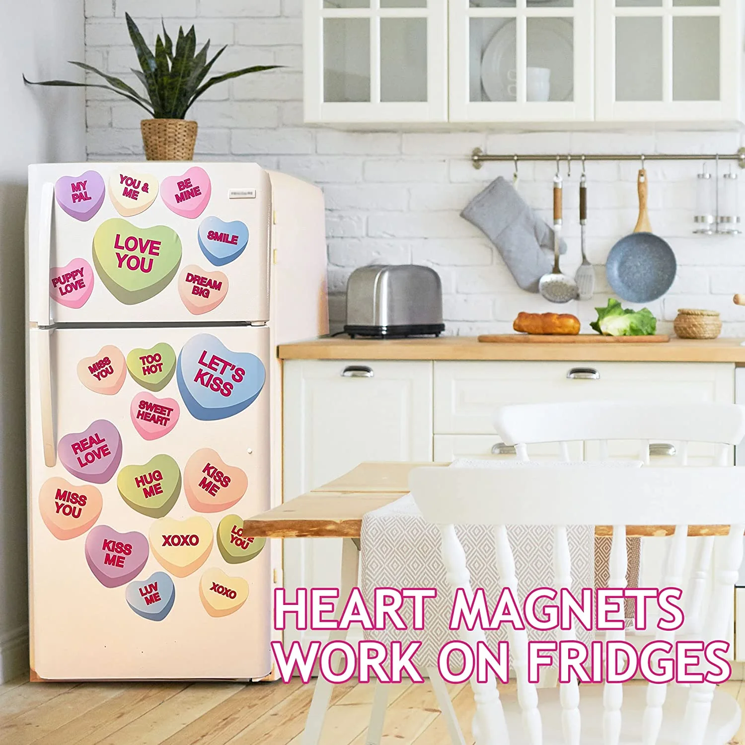 Candy Hearts Garage Door Magnets - Image 3
