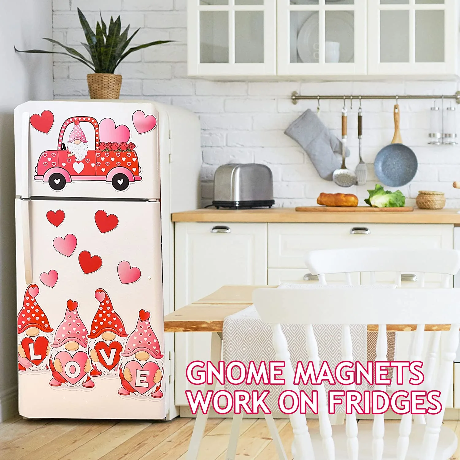 Valentine's Day Gnome Garage Door Magnets - Image 3
