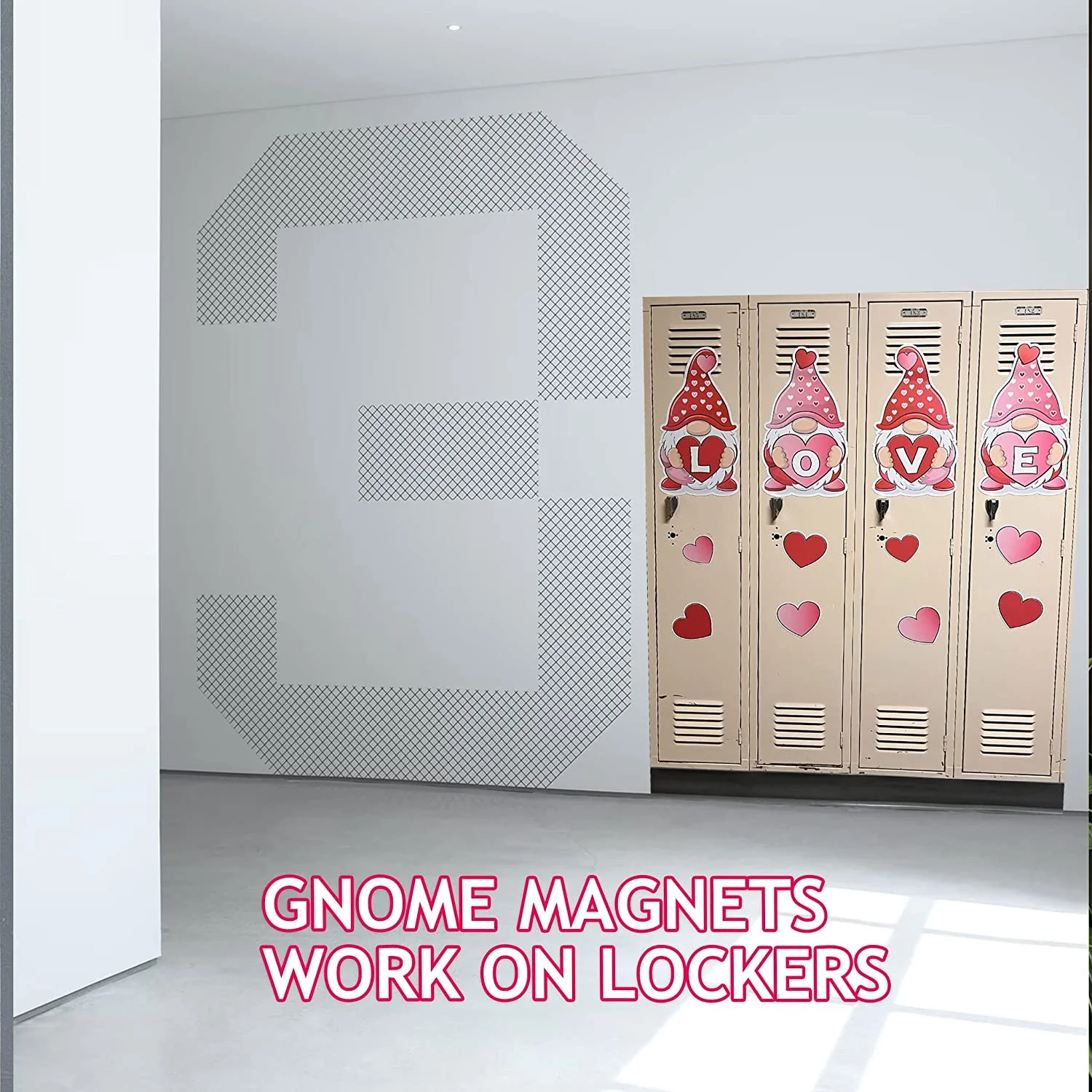 Valentine's Day Gnome Garage Door Magnets - Image 5