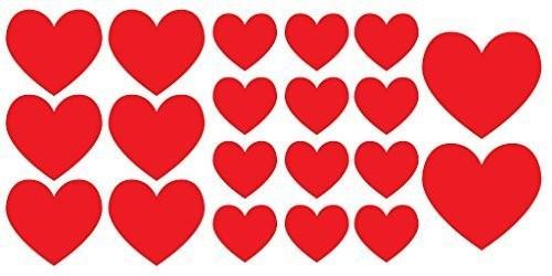 Valentine's Day Red Hearts Yard Card - Image 2