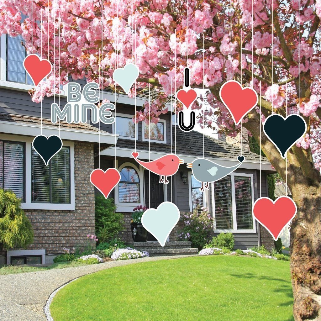 Valentine's Day Hanging Love Birds Decorations