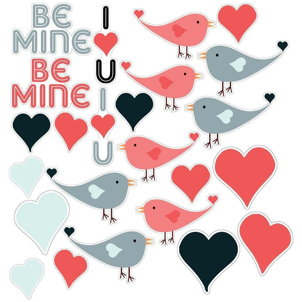 Valentine's Day Hanging Love Birds Decorations - Image 2